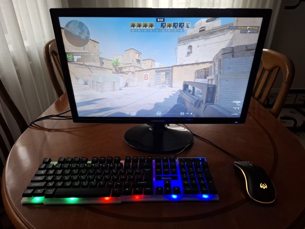 Игровой ПК | i7 7700 | GTX 1050ti | 16 Gb DDR4 | HDD 3 Tb | Монитор 22