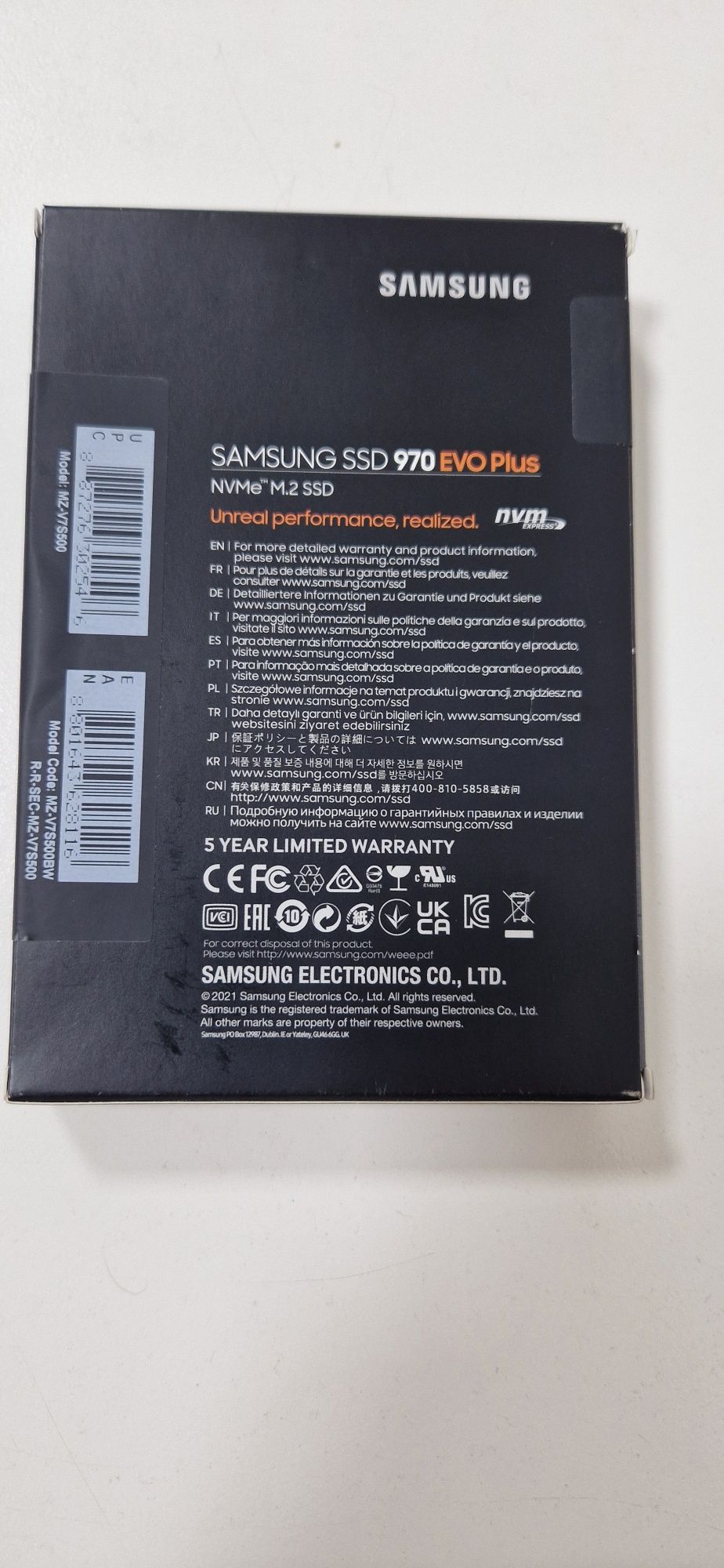 Продам ssd диск samsung m2 500 гб.