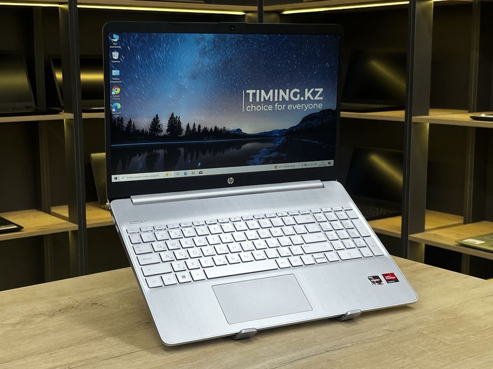 Офисный ноутбук HP Laptop 15s - Ryzen 5 5500U/8GB/SSD 512GB