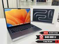 Рассрочка! Apple MacBook Pro 14 - Apple M3/8Gb/SSD 256Gb/M3 GPU
