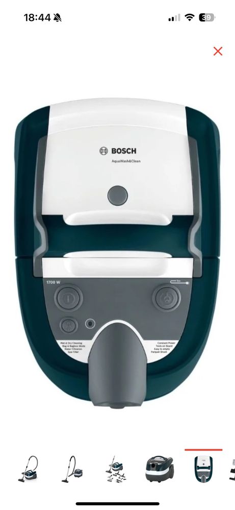 Продам пылесос Bosch BWD41720 зеленый
