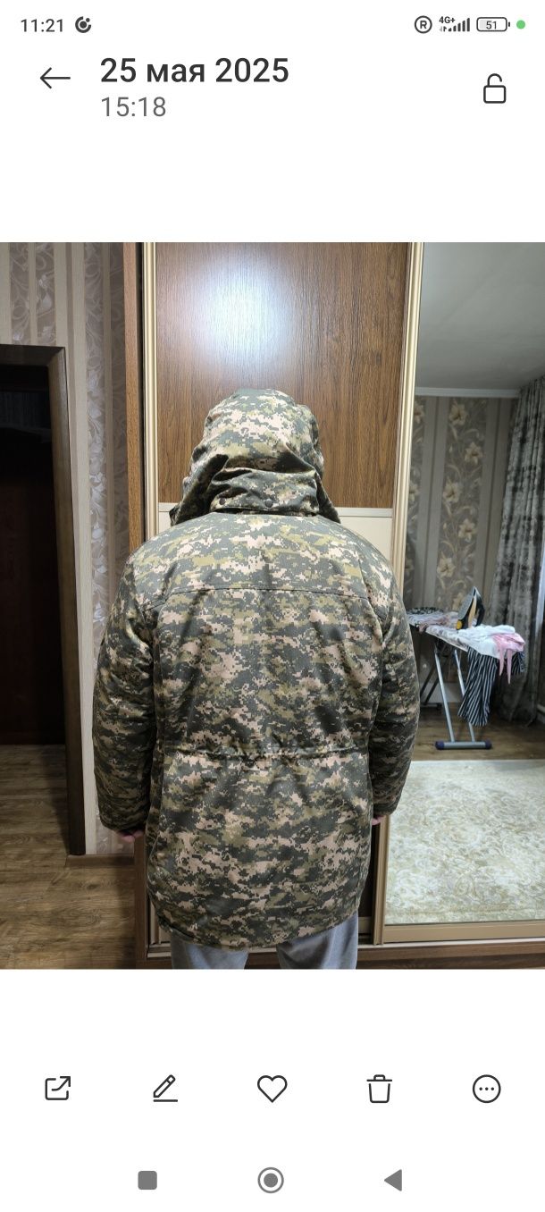 Армейский  бушлат