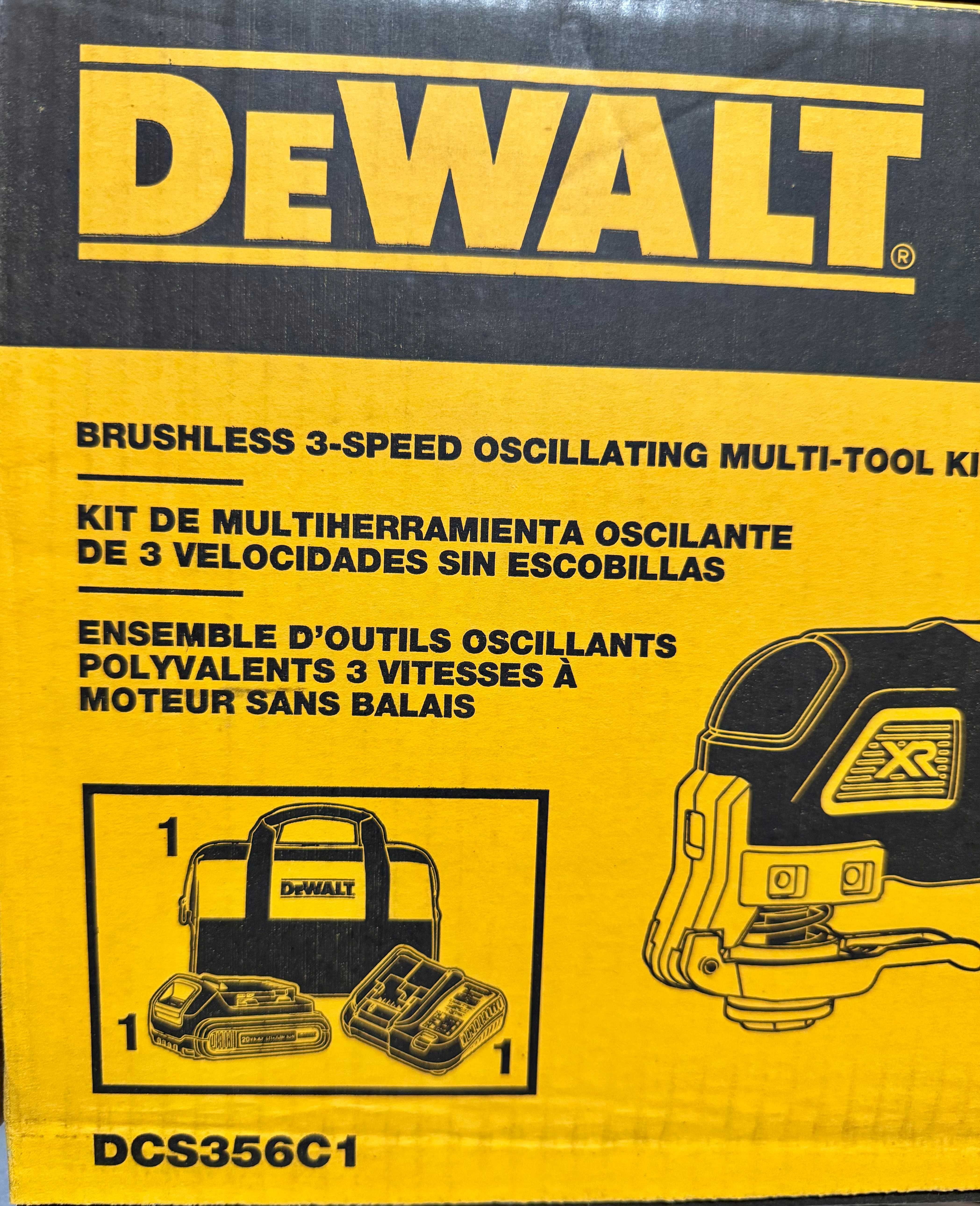 Мультитул, реноватор Dewalt DCS356, made in Mexico, новый, КОМПЛЕКТ