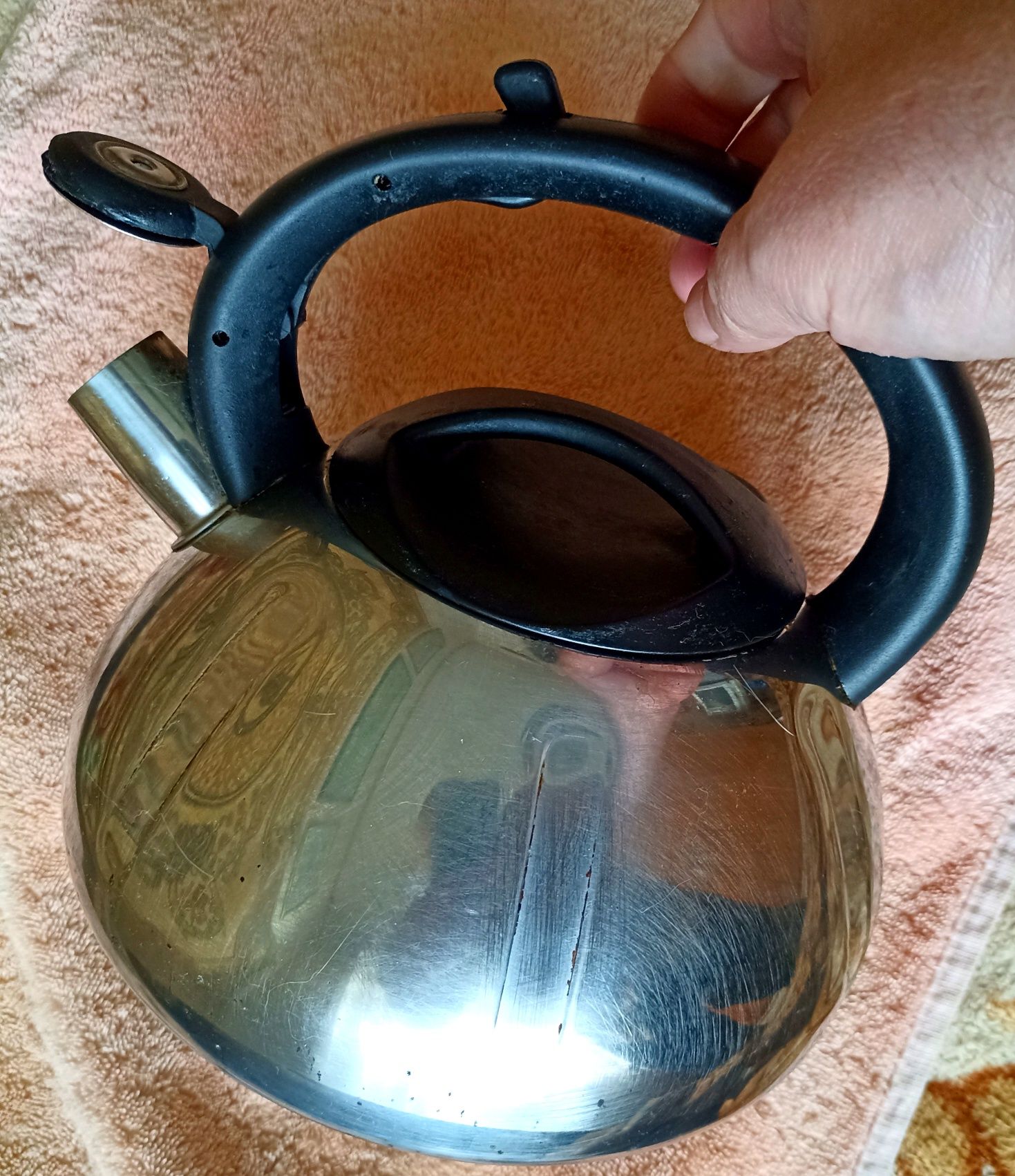 Продам чайник, нержавейка, для дачи, для дома, посуда.