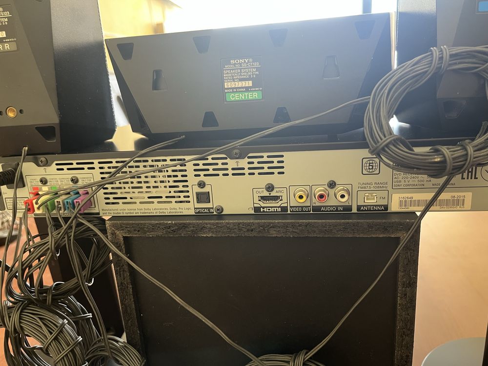 Домашний кинотеатр Sony DAV-DZ650 — 5.1, 1000 Вт, караоке