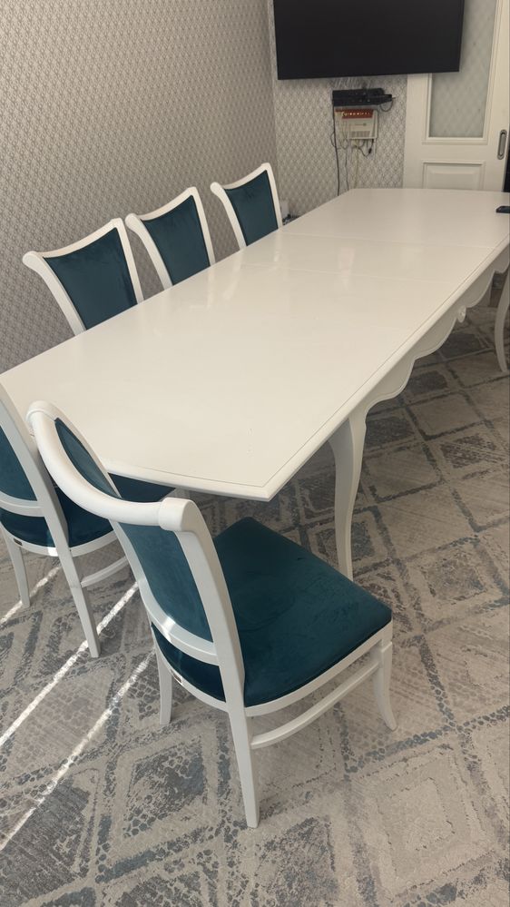 Стол и стулья cara hardwood