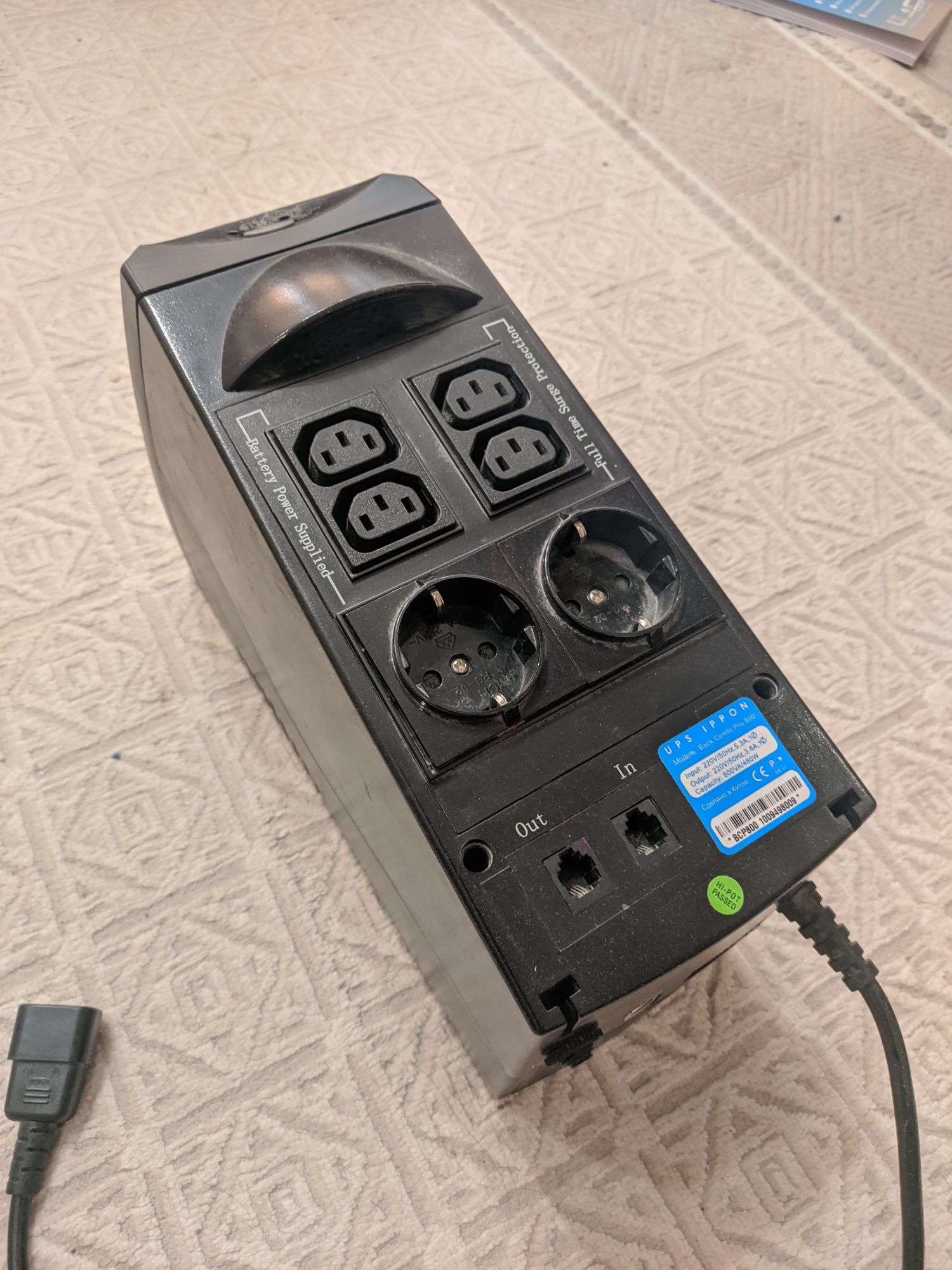 Ippon 800 bac comfo pro ИБП