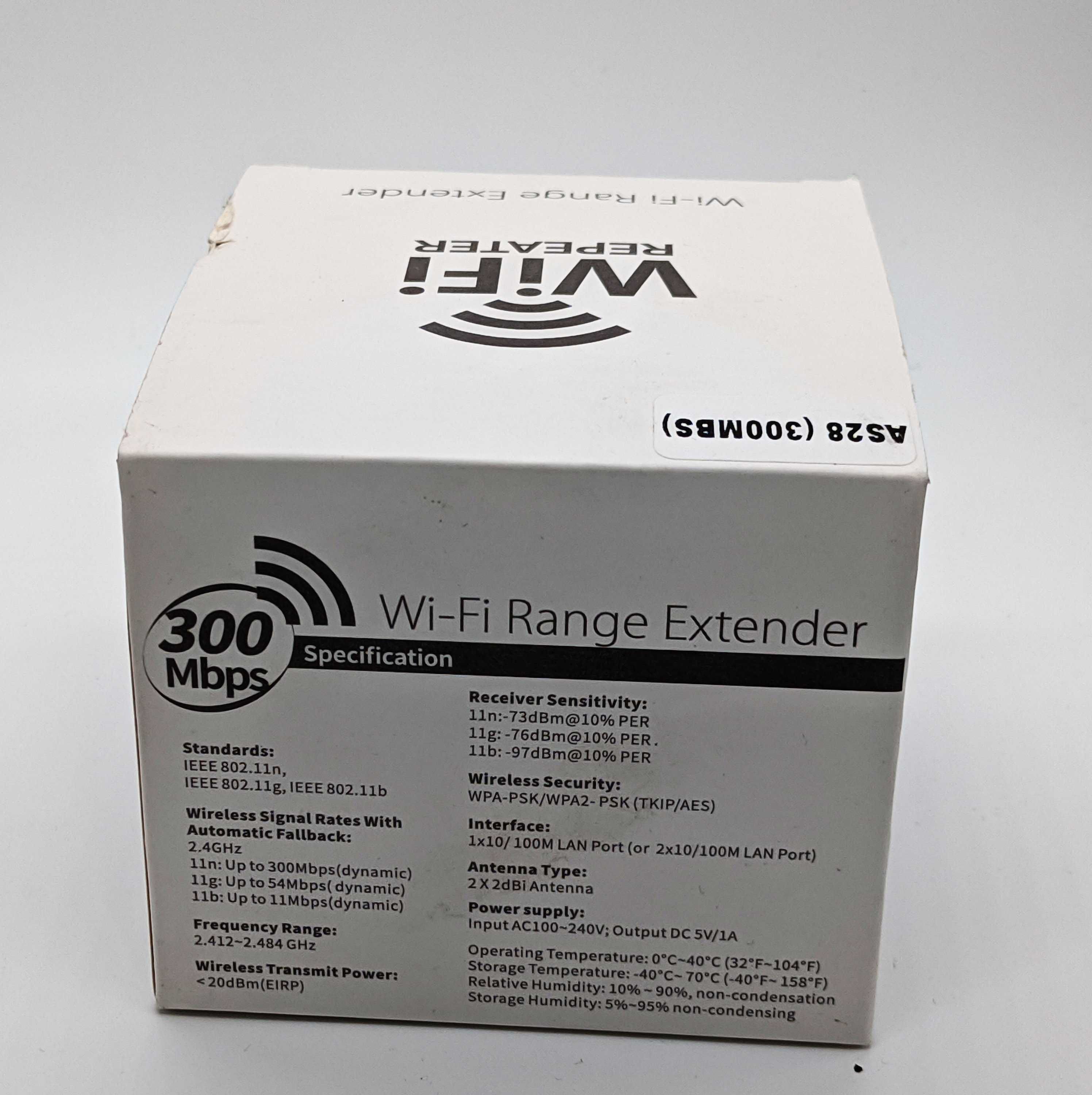 Расширитель дальности Wi-Fi Repeater AS28 300 мбит/c