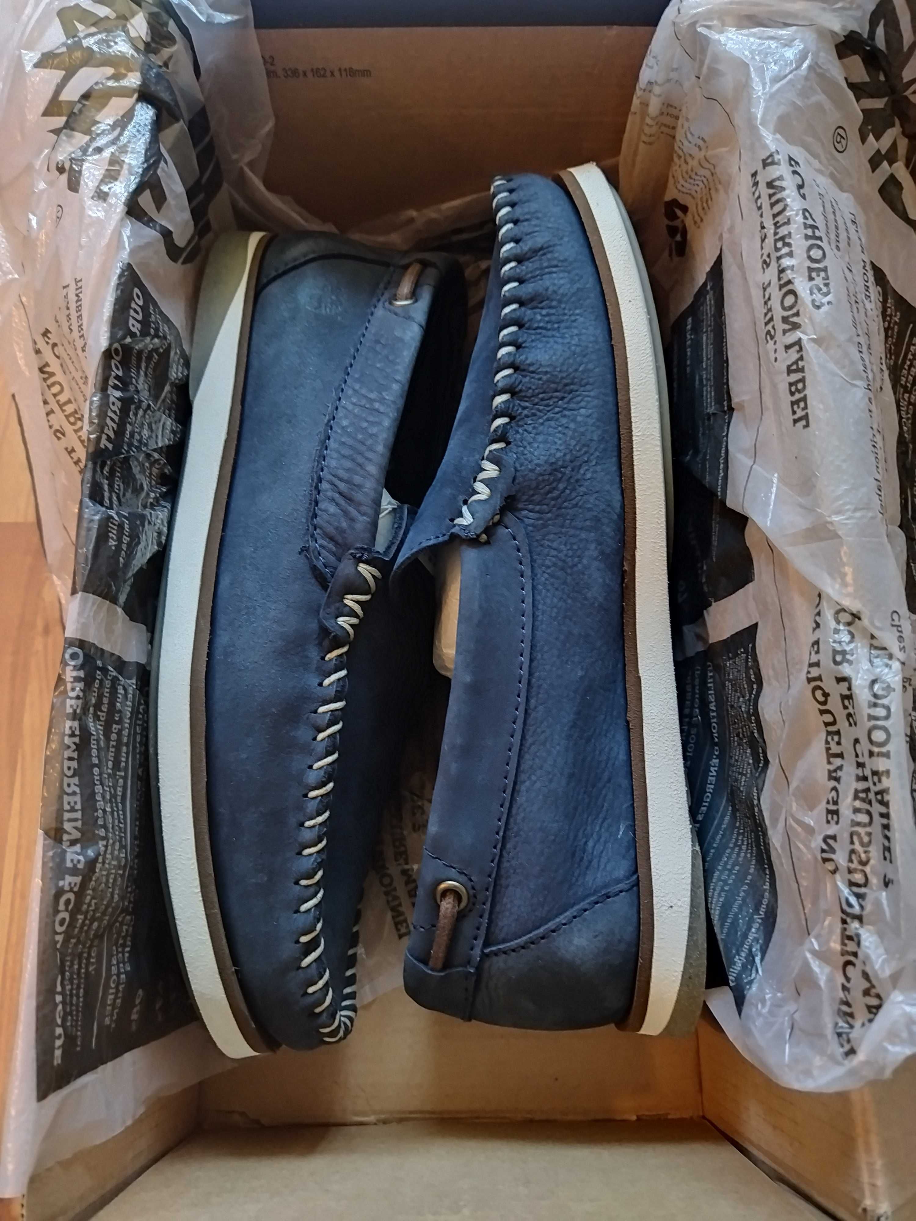 Лоферы-макасины Timberland (США),нубук,оригинал,новые,р-р 40