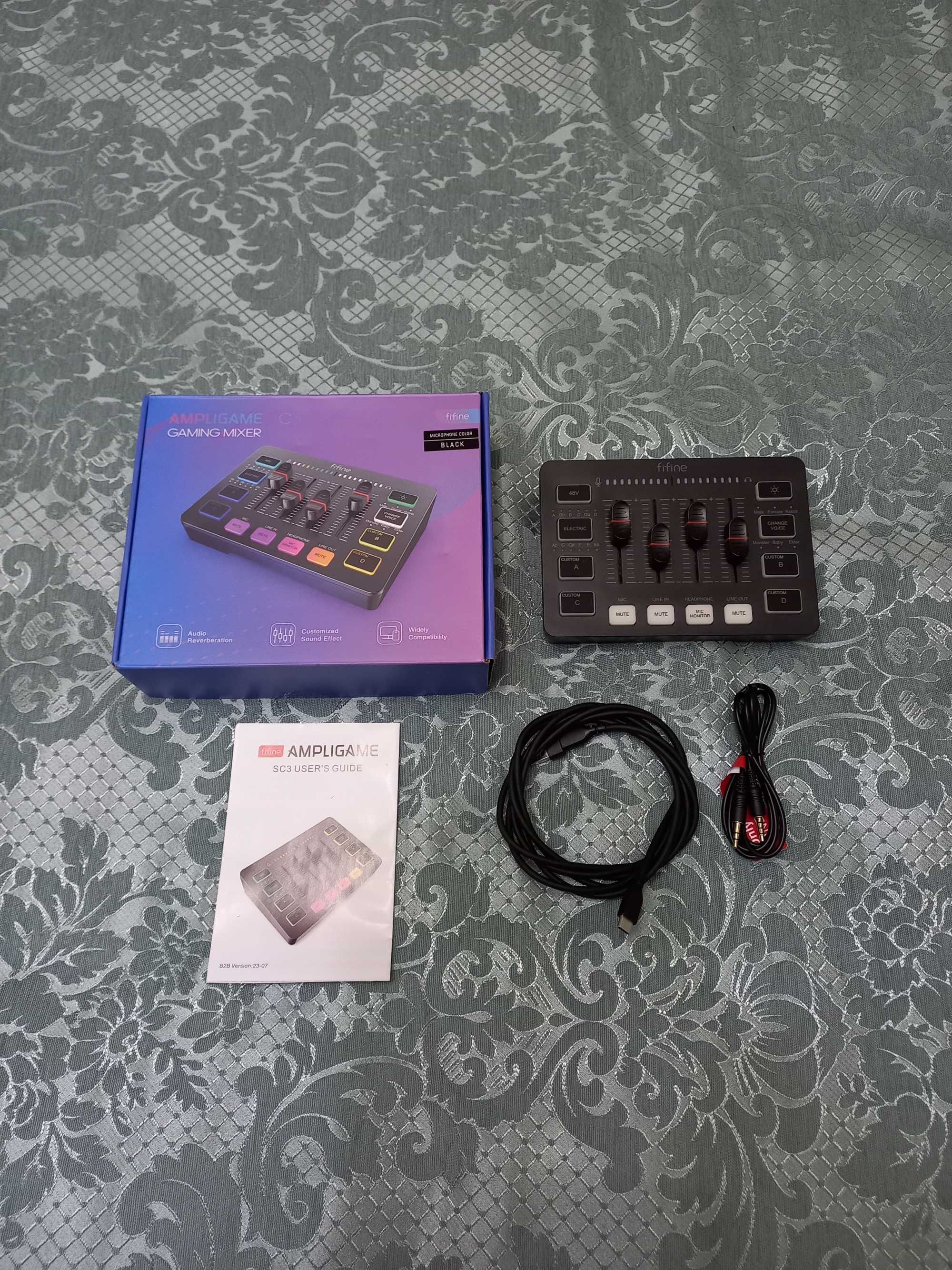 Внешняя игровая звуковая карта Fifine SC3