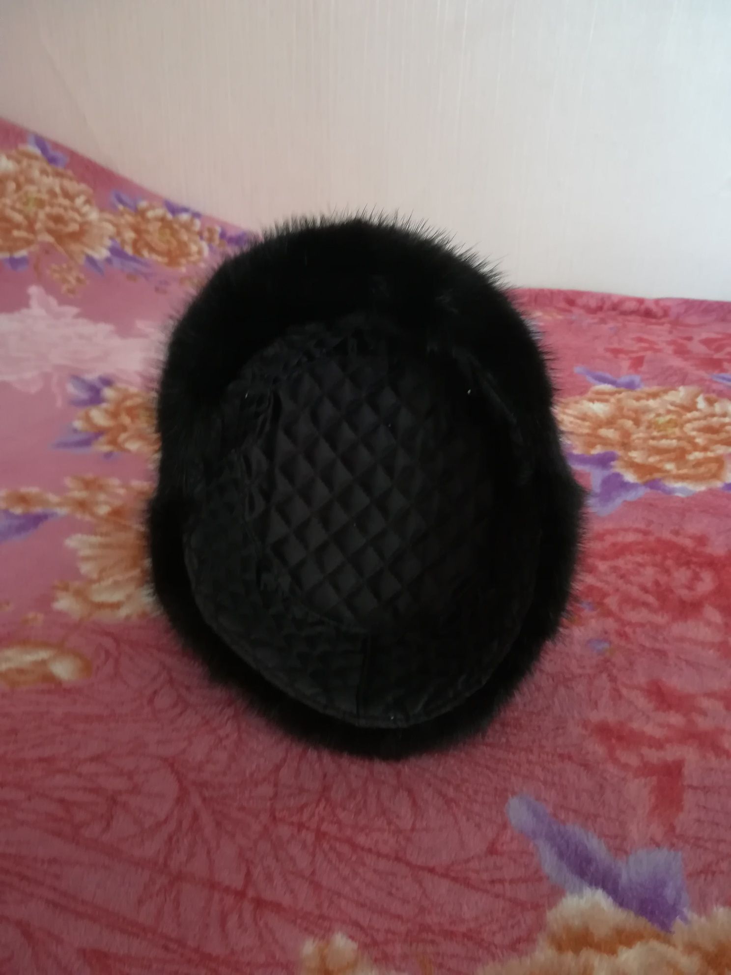 Норковая  ,зимняя шапка.