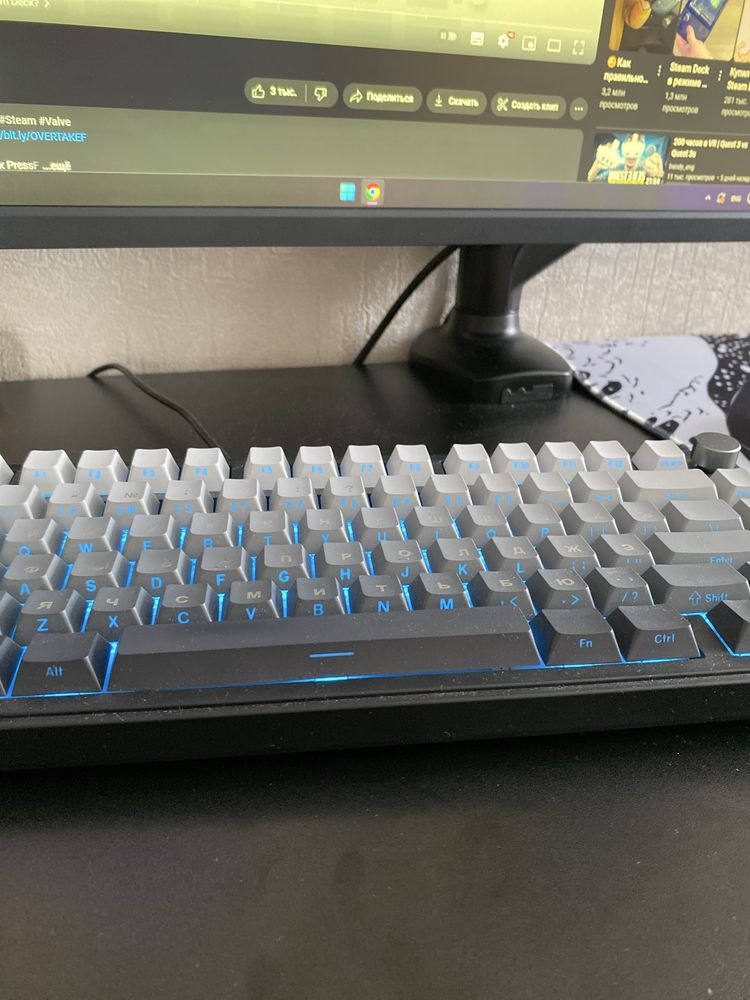 Продаю беспроводную механическую клавиатуру Attack Shark X85 | RGB