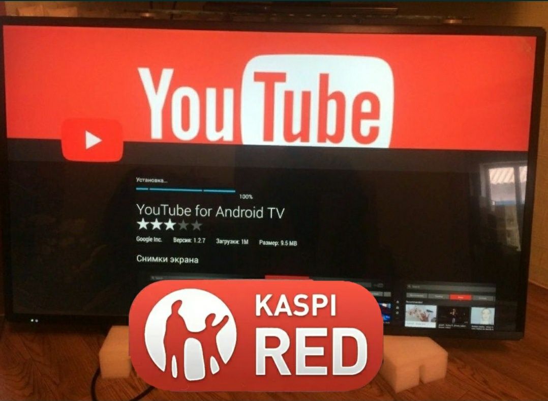102см smart новый тонкий wi-fi YouTube 40 Российских каналов телевизор