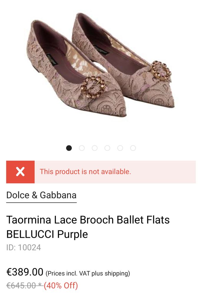 Балетки Dolce&Gabbana с камнями
