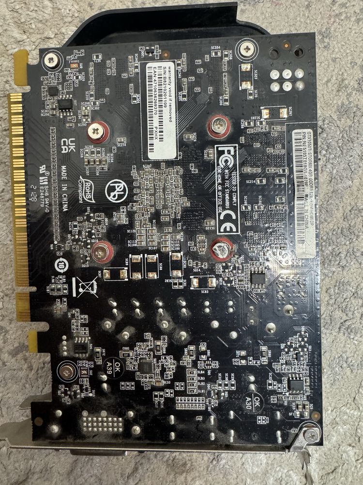 Продам видеокарту gtx1050ti