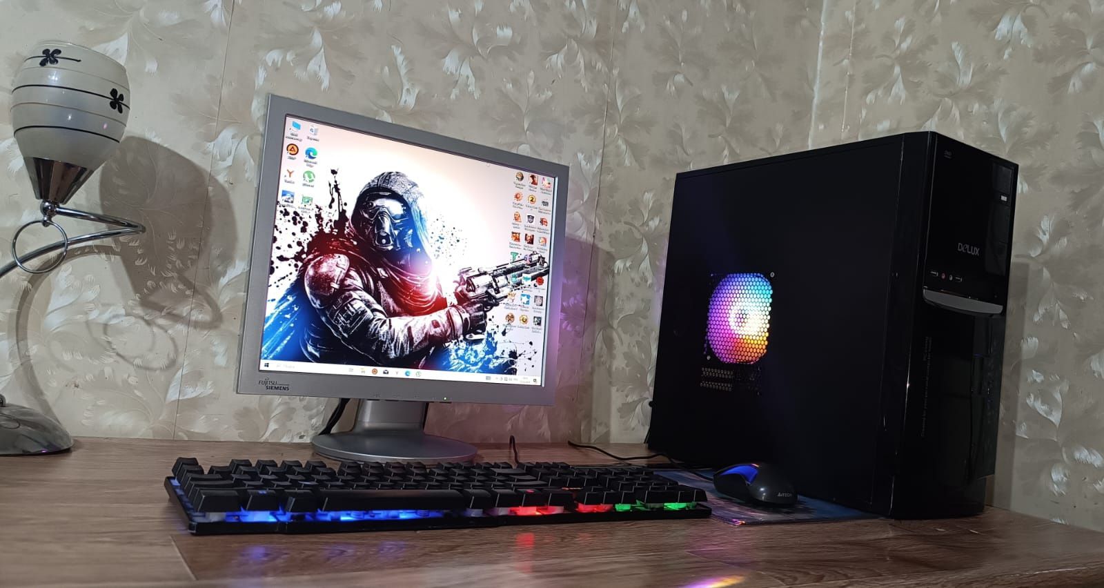Продам 4-х ядерный компьютер в полном комплекте для игр, работы, учебы