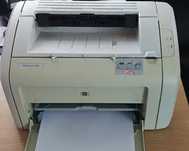 Принтер HP 1020 лазер на чёрно-белый
