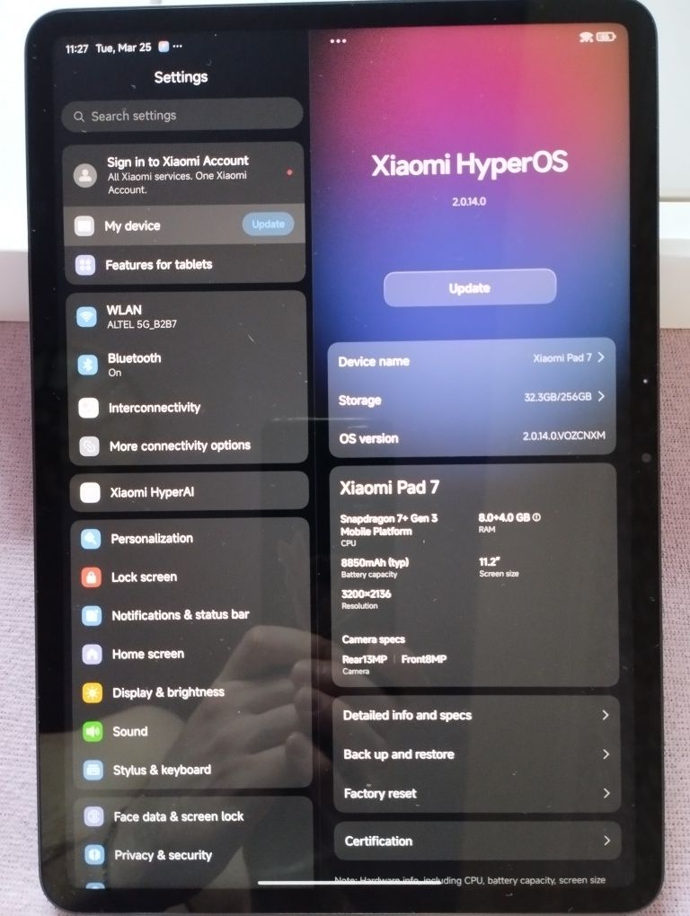 Планшет Xiaomi Pad 7