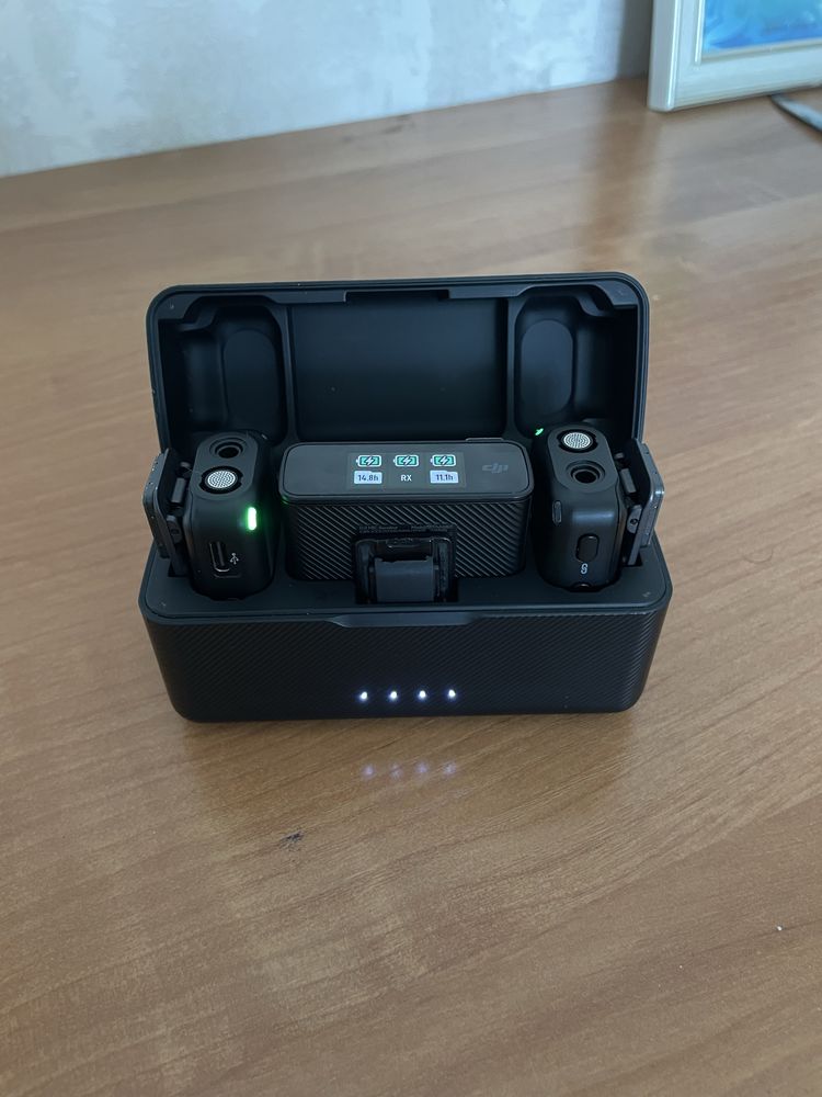 Петличка(микрофон) DJI mic 2tx +1Rx +charging case