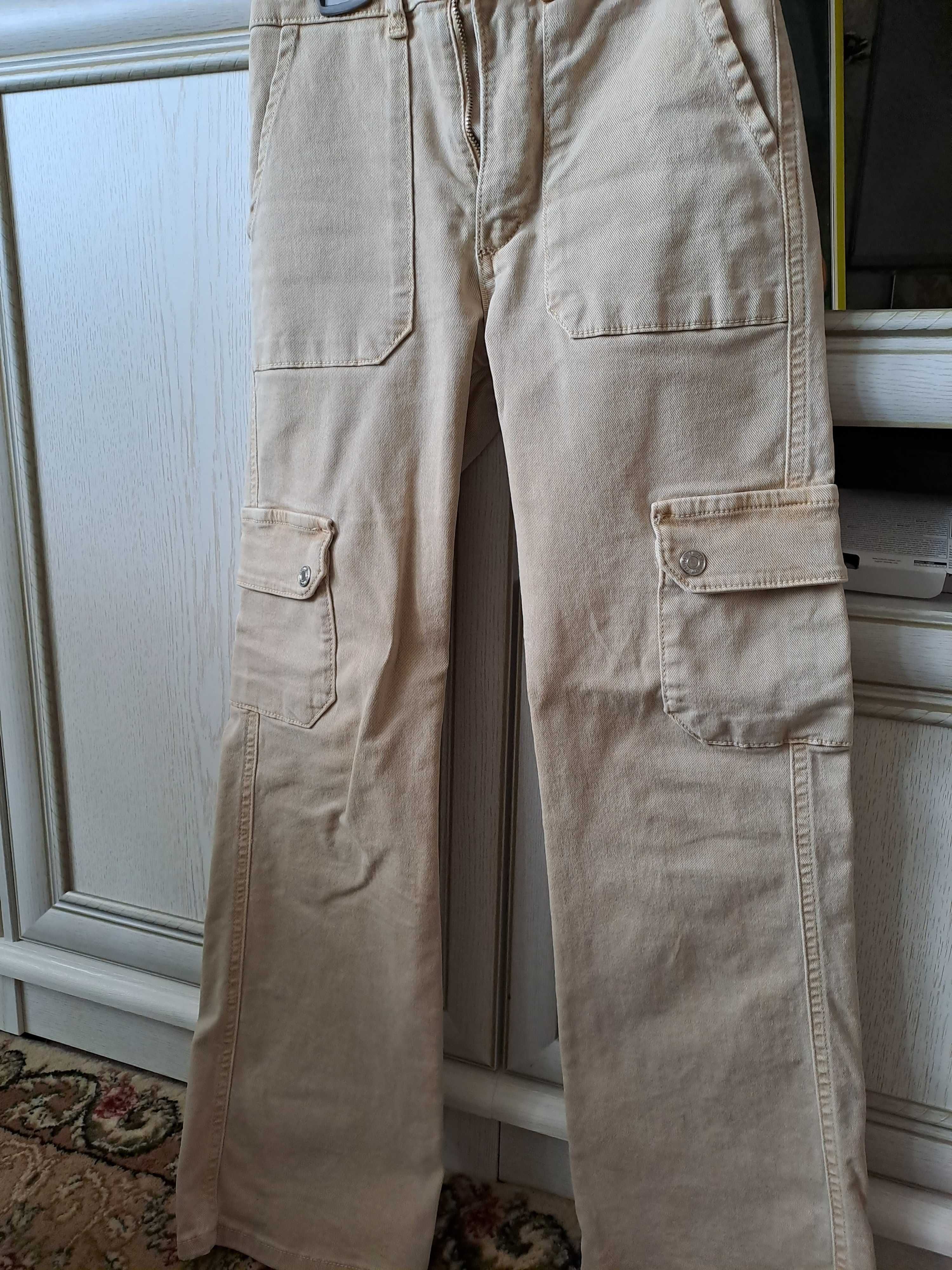 Zara, джинсы карго