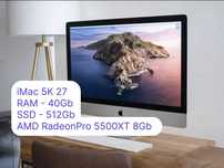 iMac 5K: RAM - 40Gb, SSD - 512Gb, AMD RadeonPro 5500XT 8Gb АЛМАТЫ