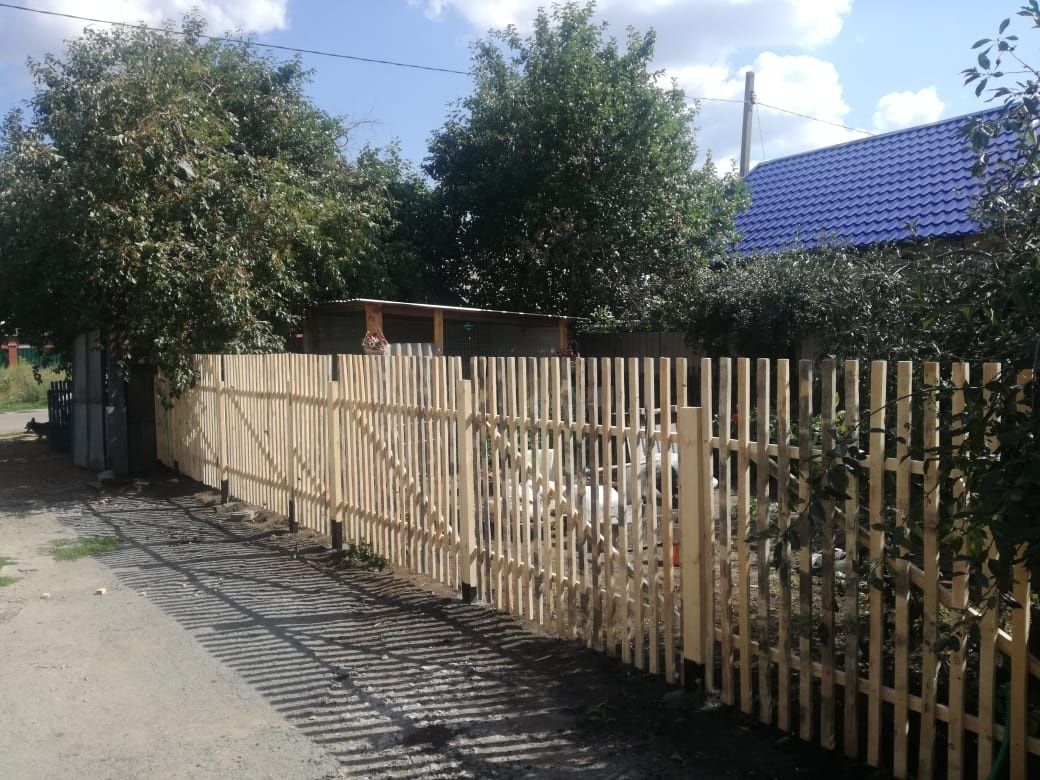 Штакетник установка под ключ