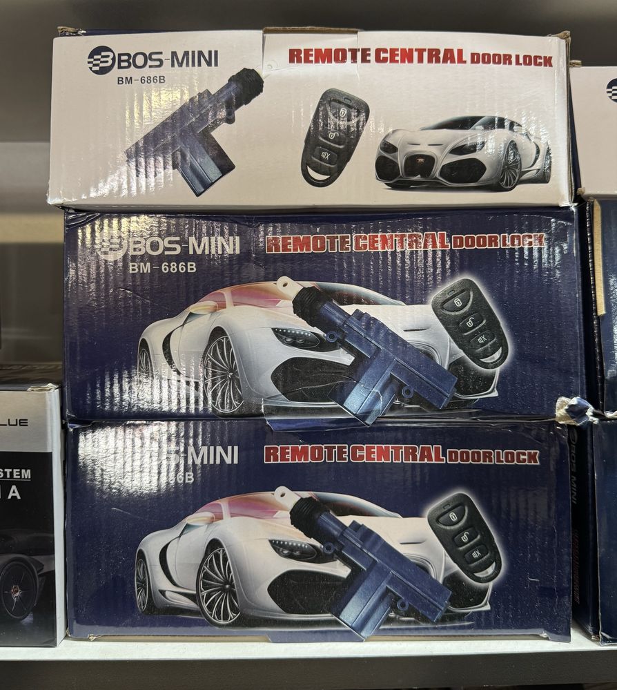 Центральный замок для авто, центрзамок на авто, центрзамок Bos mini