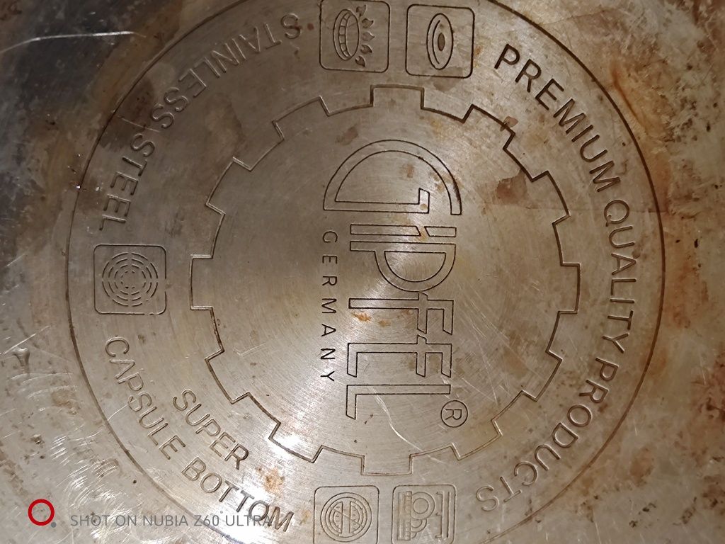 Оригинальная посуда из нержавейки Gipfel 4л с сеткой, 2л