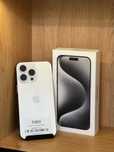 iPhone 15 Pro Max 256GB  100% / white titan
