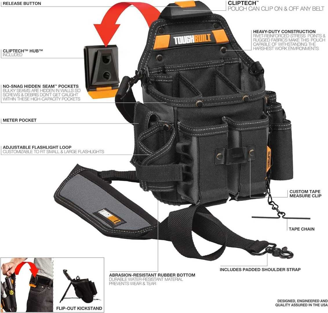 Поясная сумка  для инструментов Toughbuilt TB-CT-114
