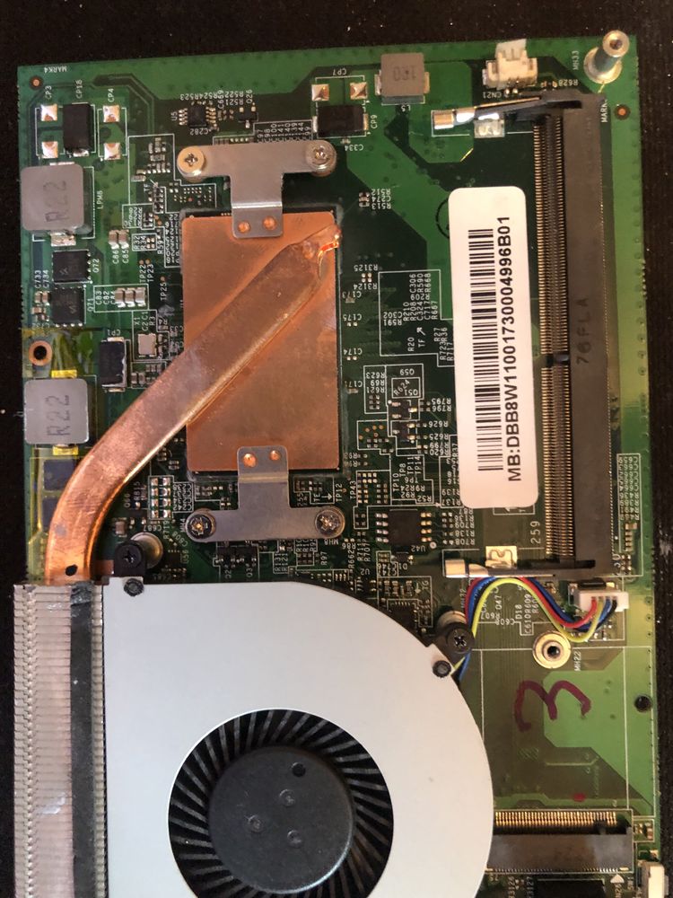 Материнская плата Acer Aspire c20-720 Intel Core i3-7100U