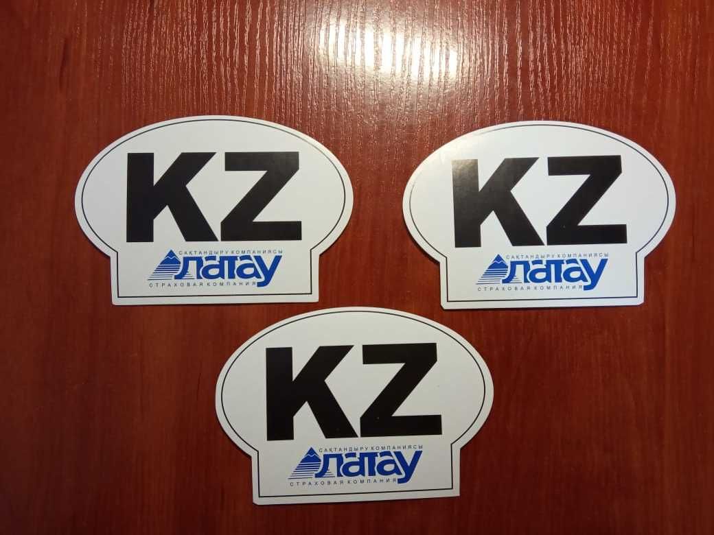 Наклейка на автомобиль KZ