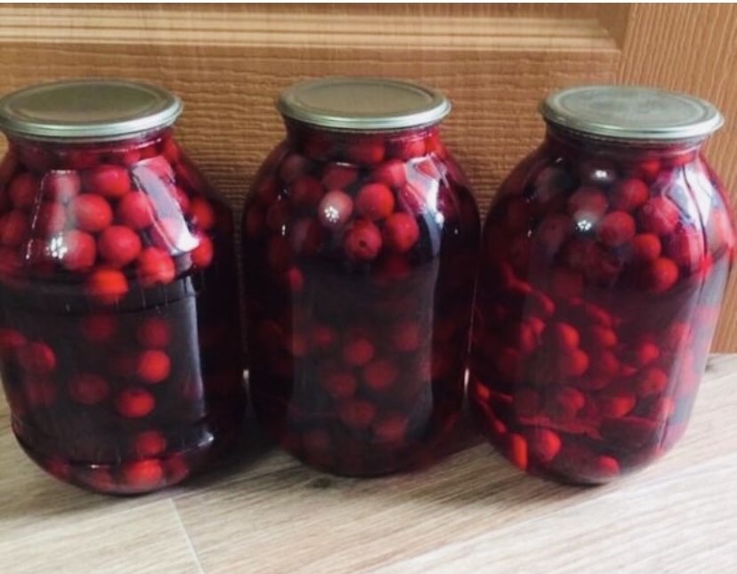 Компот вишневый свежий