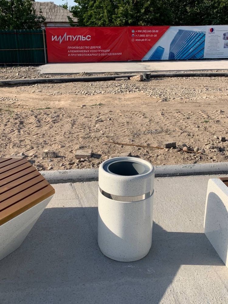 Прочные скамейки из композитного камня Мрамора Скамейки из мрамора