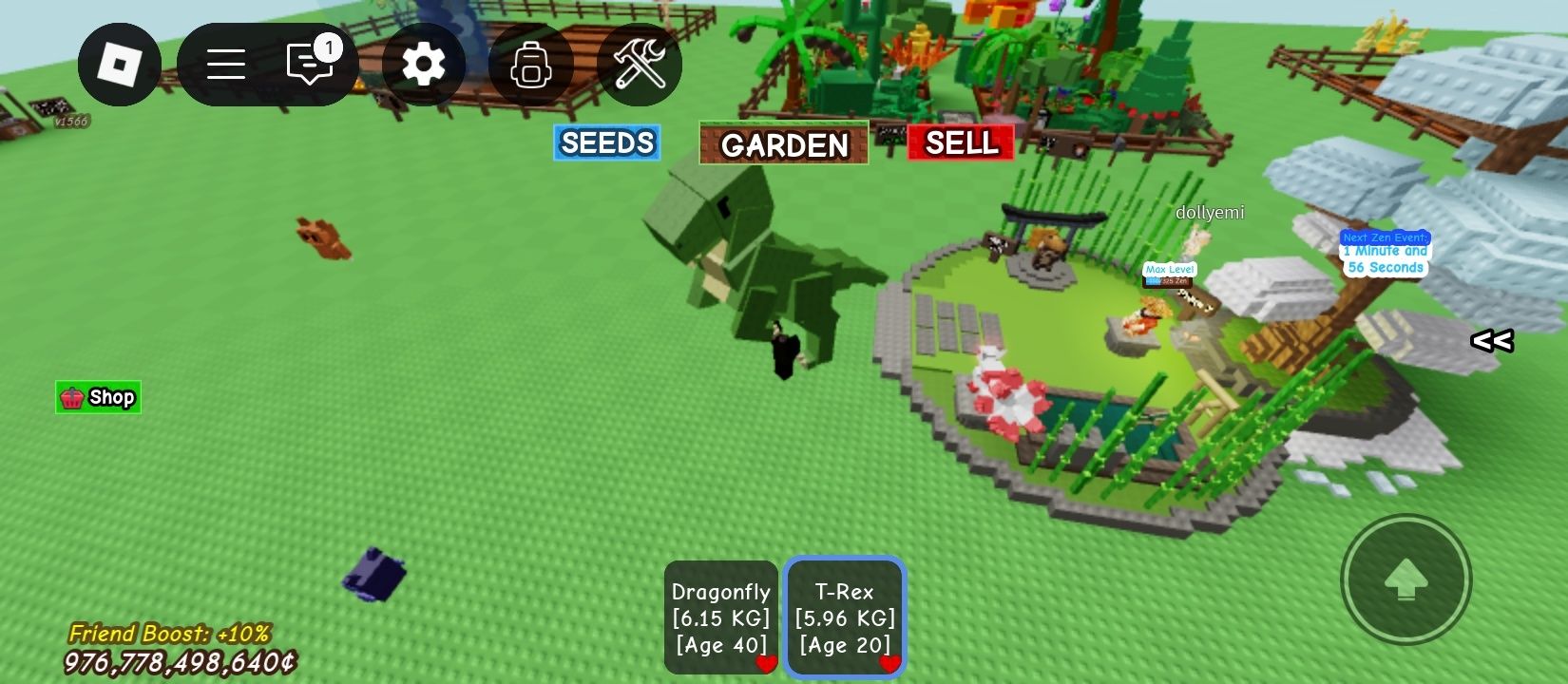 Продам петов в Grow a Garden