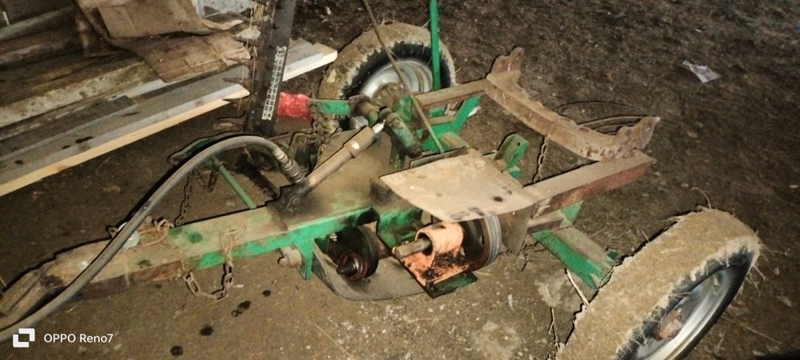 Китайский  трактор 4х4, прицеп, косилка прицепной