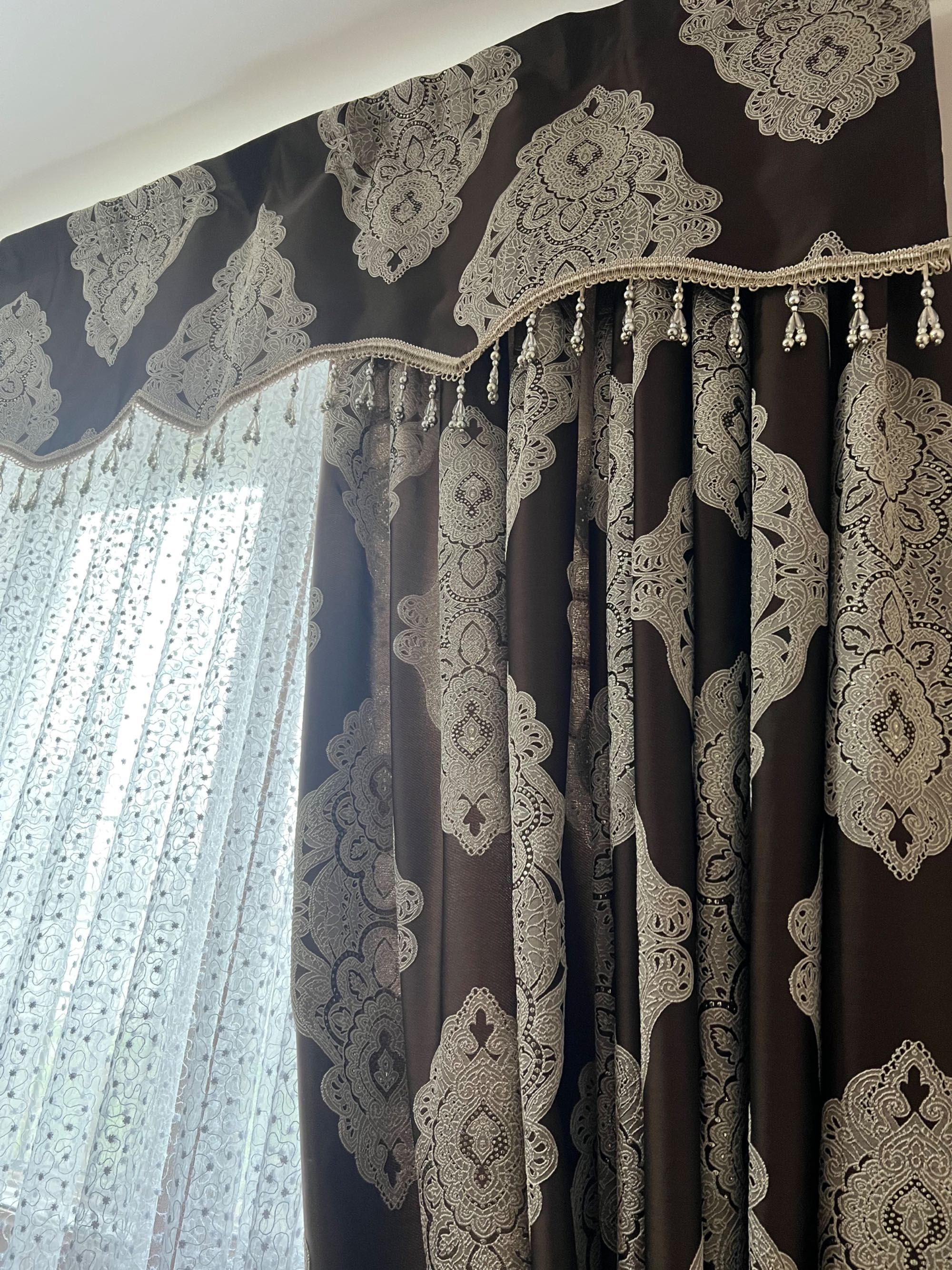 Шторы и тюль для зала