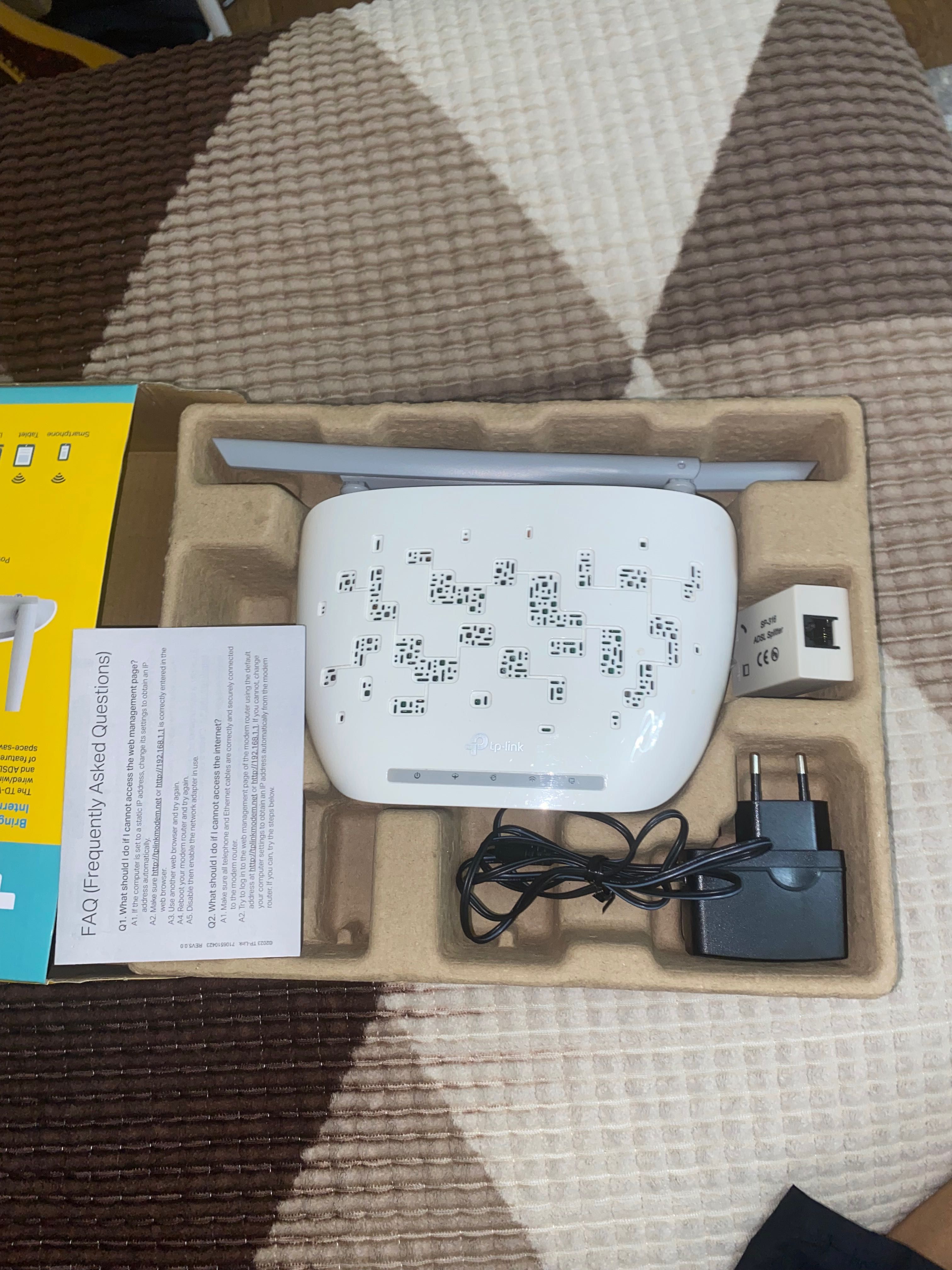 TP-LINK, Почти новый модем