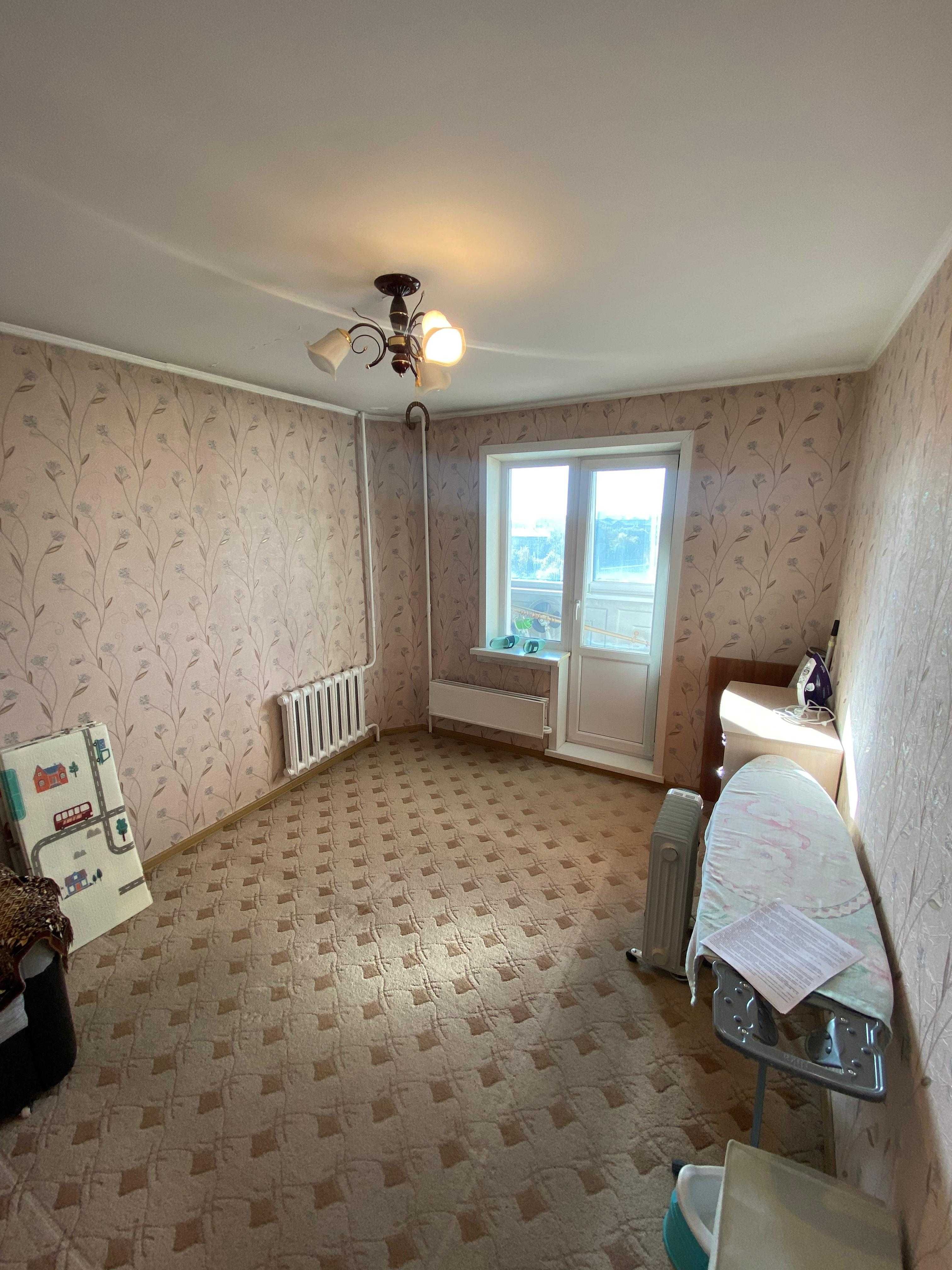 В продаже 3-ком квартира, 2 балкона, кухня 11.1м2, р-н Карасая