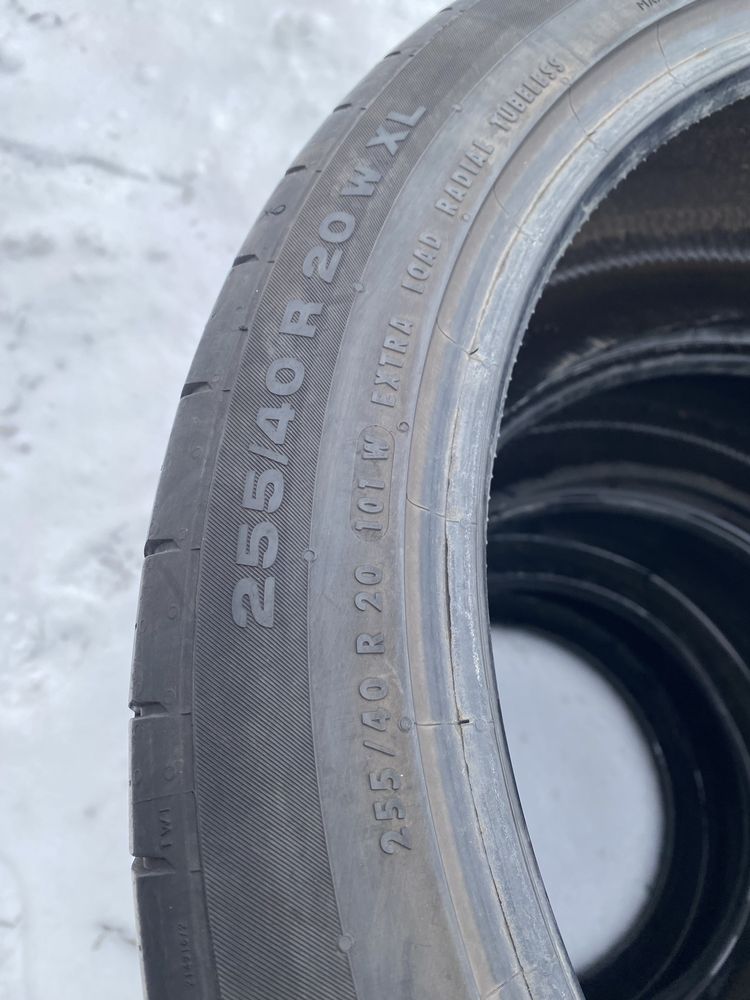 Пара летние шины 255/40/20 255/40R20 Continental.