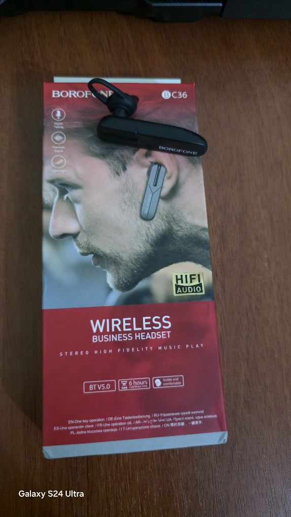 Продам Bluetooth-наушник BoroFone BC36