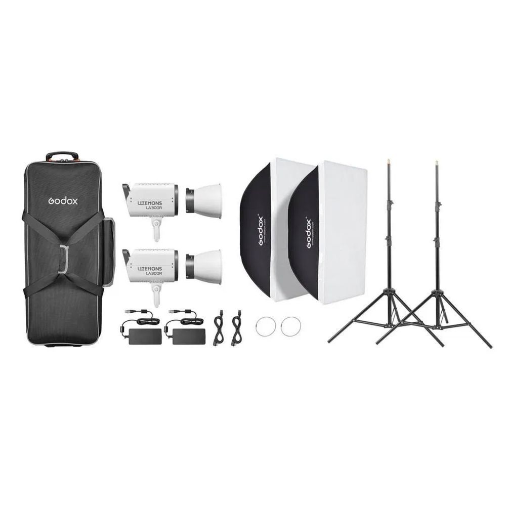 Комплект Godox Litemons LA300R RGB 2-Light Kit