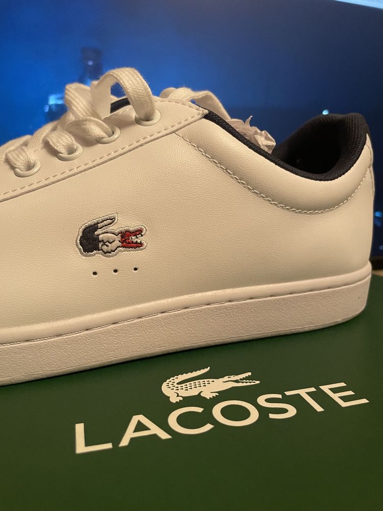 Кеды Lacoste белые новые