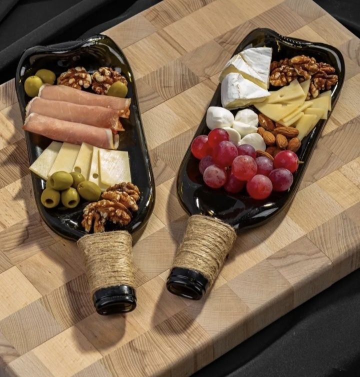 Тарелка бутылка для  закусок и сервировки стола