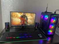Игровой компьютер в сборе 240hz,ryzen 5 5600G,RTX 3050 ,kaspi 24