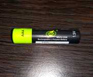 Аккумуляторная батарейка ААА 1,5 вольта зарядка от USB