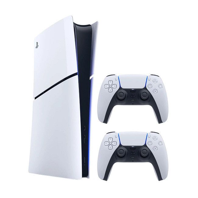 PS 5 Slim + 2 геймпада + UFC 5 и Spider-Man 2 | Состояние идеал