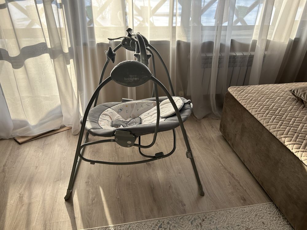 Качели 2в1 Babyton relax grey