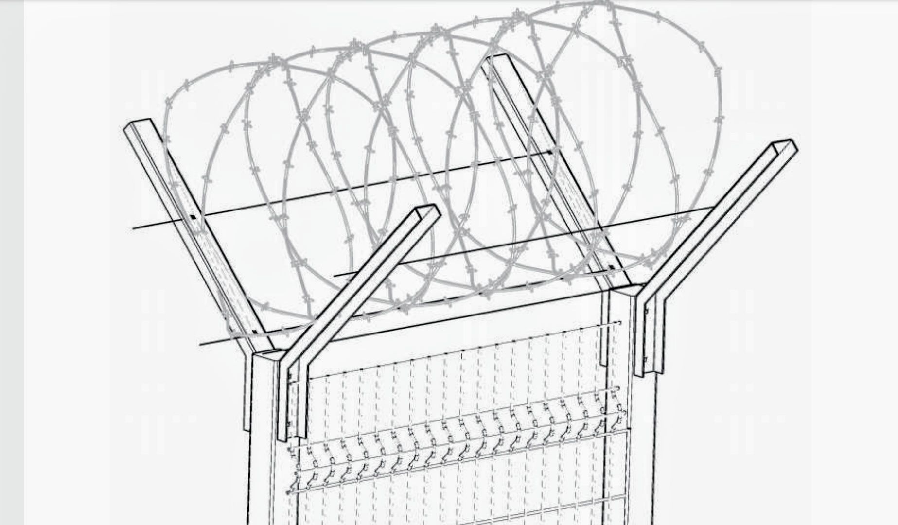 3D Панели-забор.