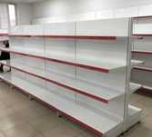 Витрина магазин супермаркет железные полка остравные стеллаж